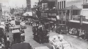 Parade down Flagler Street in 1911
