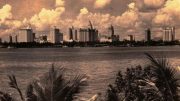 Miami Skyline in 1950s